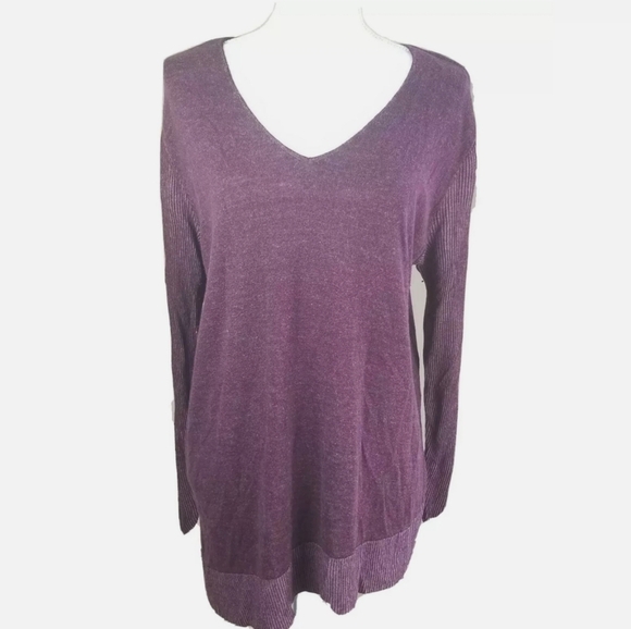 Vince Camuto maroon tunic sweater sz 1X - Picture 1 of 7